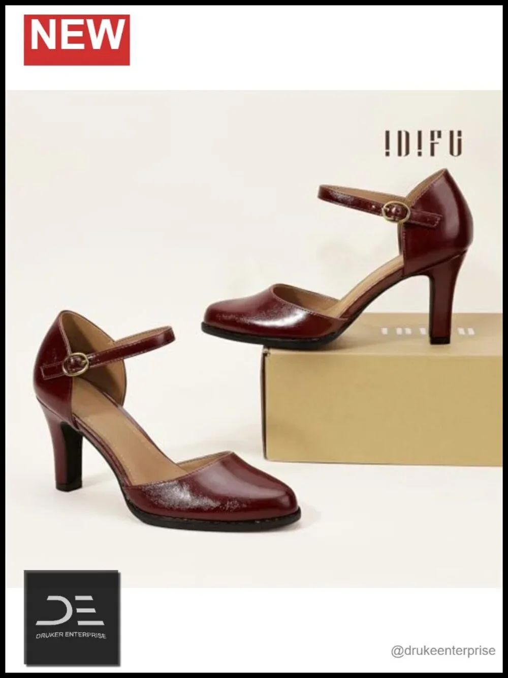 Chunky High Heel Pump Shoes Women's Pumps Comfortable Block Heel Closed Toe